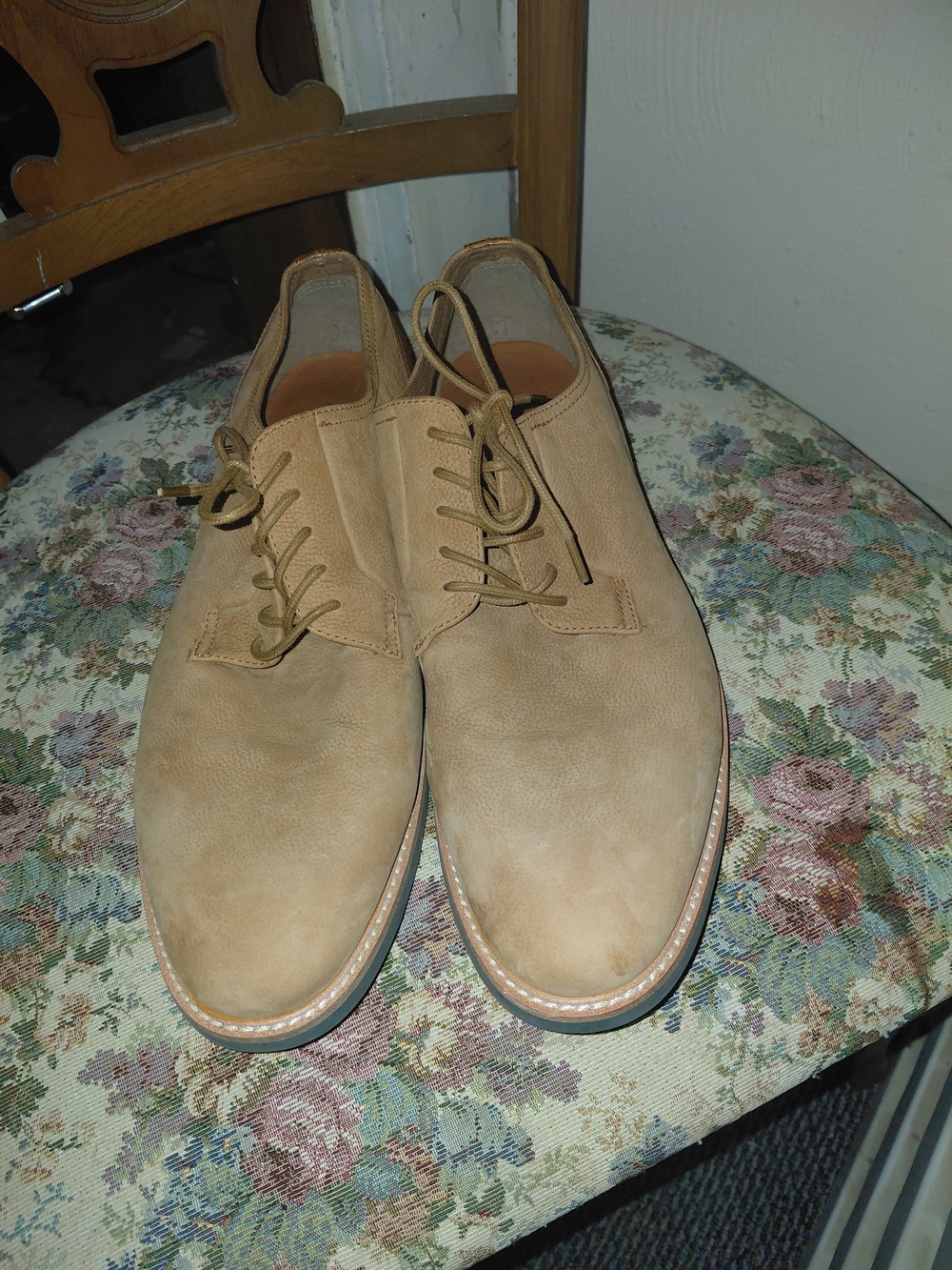 Aldo Tan Suede Derby Lace-Up Shoes